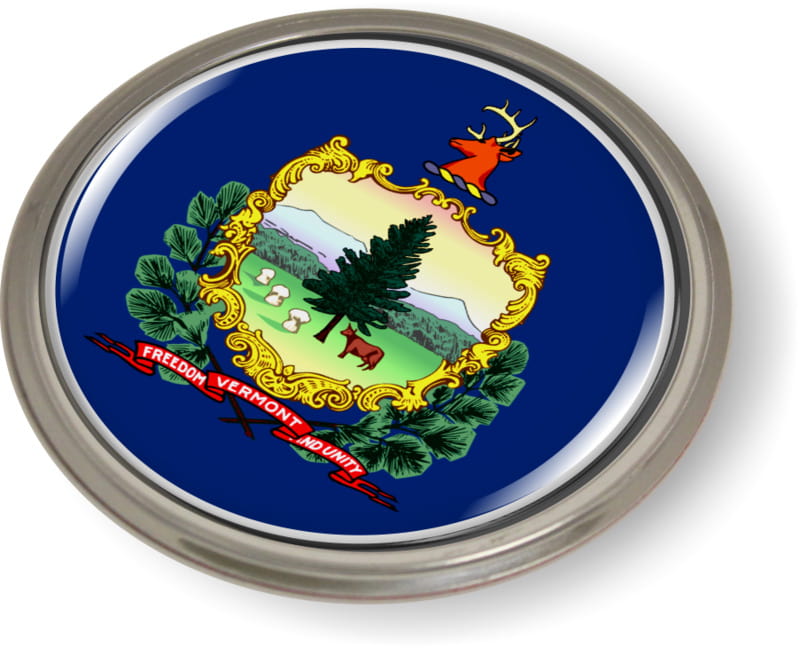 Vermont - State Flag Emblem